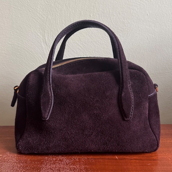 Madewell Medium Crossbody Bag Suede in "Dark Carob" - Picture 5 of 9